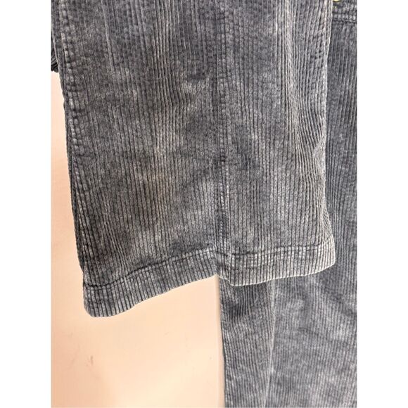 XCVI Gray Brushed Corduroy Wide Leg Pull On Pants XL - Picture 4 of 6